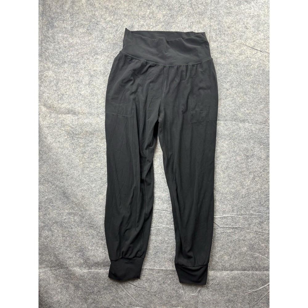 Athleta Women's Small Black Salutation Jogger in Powervita Athletic Yoga Gym